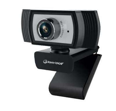 Glamour A229 webcam 2 MP 1920 x 1080 Pixel USB 2.0 Nero - (GLA WEBCAM 2.0MPX BLK A229) Glam'Our