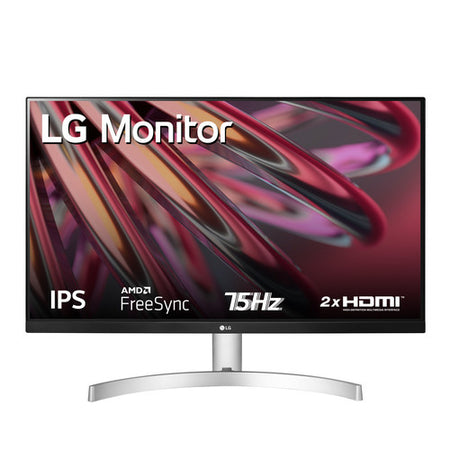 LG 24MK600M-W Monitor Full HD 24" IPS 75Hz Silver - (LG 24MK600M-WB.AEU MONITOR 24 FHD WHT)