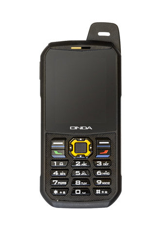 Onda Rude 6,1 cm (2.4) Nero, Giallo Telefono cellulare basico - (OND DS RUGGED RG02 R100 2G ITA BLK)