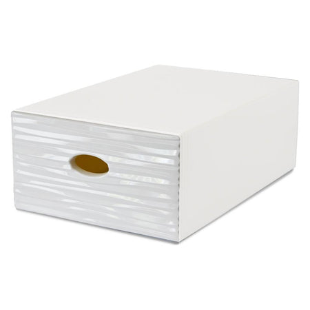 Cassetto ordinatore QBOX WAVE LARGE Bianco Domoliving