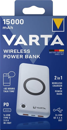 VARTA power bank wireless 15000 mah