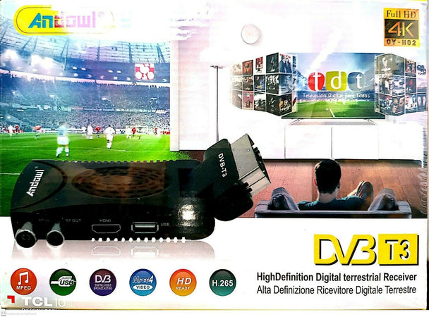 Decoder Mini Digitale Terrestre DVB T2/T3 Scart 180 USB HDMI HD333 Elettronica/Home Cinema TV e video/Ricevitori TV/Ricevitori digitale terrestre Zencoccostore - Formia, Commerciovirtuoso.it