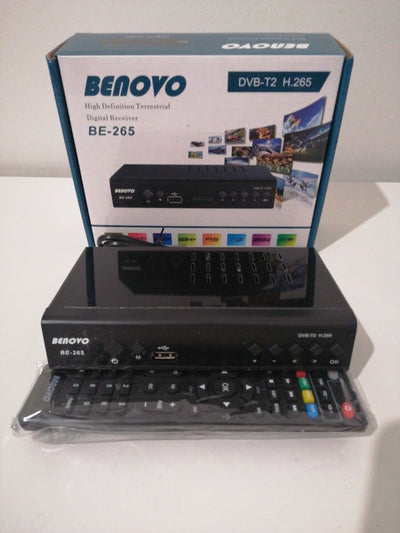 NUOVO DECODER RICEVITORE DIGITALE TERRESTRE full HD 1080P DVB-T2 TV SCART HDMI USB2.0 ETHERNET MPEG4