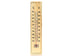 Termometro Analogico Ambiente In Legno Per Esterno Giardino e Interno -40&degC--+50&degC 220X50X8mm Zorei