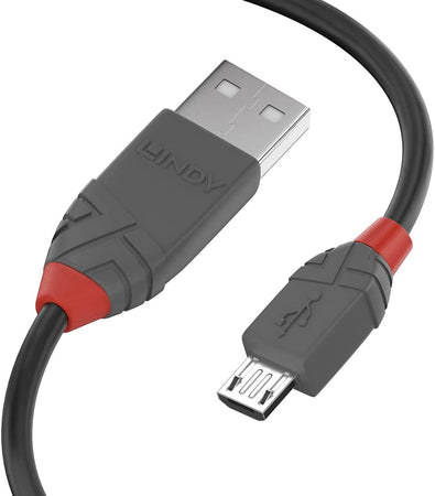 Lindy Cable USB 2.0 Tipo A A Micro-B Linea Anthra 2 metri
