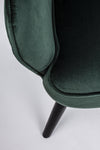 Poltrona Adila in velluto Verde anticato h 88 cm arredamento per salotto moderno Casa e cucina/Arredamento/Soggiorno/Poltrone e sedie/Poltrone Decor Space - Altamura, Commerciovirtuoso.it