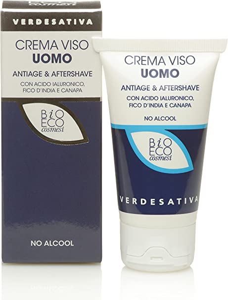 Crema viso UOMO - Anti age & after shave - commercioVirtuoso.it