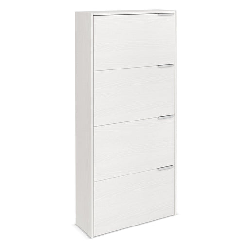 Scarpiera doppia profondità Moderna in legno 4 ante h 143 cm Made in Italy Casa e cucina/Organizzazione interni/Organizzazione guardaroba/Portascarpe/Scarpiere Decor Space - Altamura, Commerciovirtuoso.it