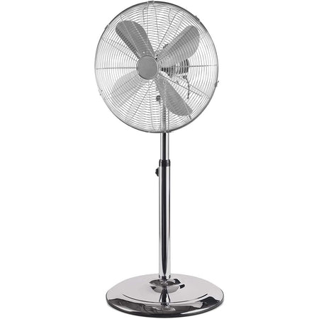 Ventilatore a piantana "Cromo" 3 velocità, pala da Ø 40 cm h 130 cm Fai da te/Prodotti per la costruzione/Riscaldamento e raffreddamento/Sistemi mobili di climatizzazione/Ventilatori/Ventilatori a piantana Decor Space - Altamura, Commerciovirtuoso.it