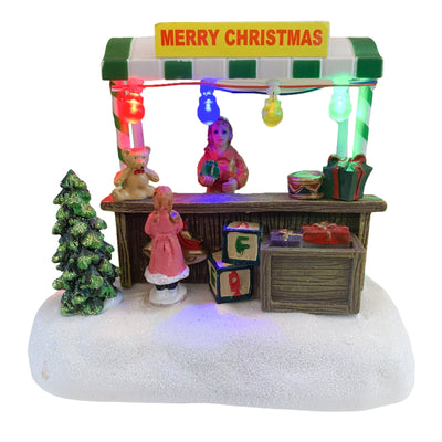 Negozio dei giocattoli di Natale per villaggio natalizio decorazione con luci a led Casa e cucina/Decorazioni per interni/Addobbi e decorazioni per ricorrenze/Decorazioni natalizie/Oggettistica MagiediNatale.it - Altamura, Commerciovirtuoso.it