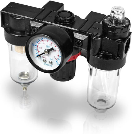 Regolatore di pressione acqua compressore con separatore d'acqua  Connettore: 1/4 