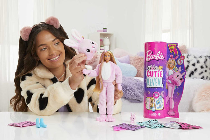 Barbie HHG19 Bambola Cutie Reveal Coniglietto Mattel