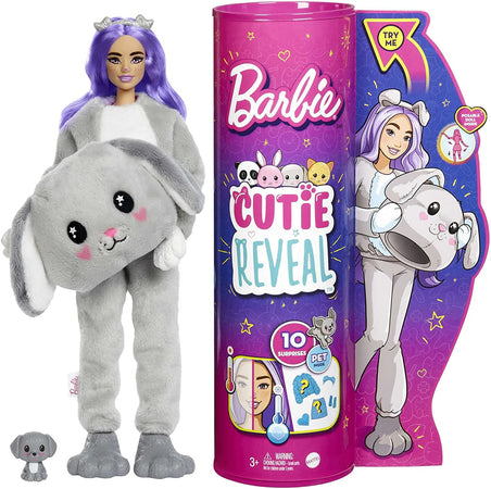 Barbie HHG21 Bambola Cutie Reveal Cagnolino Mattel