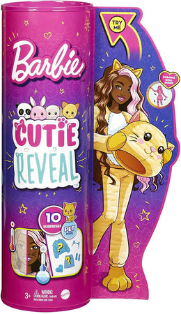 Barbie HHG20 Bambola Cutie Reveal Gattino Mattel