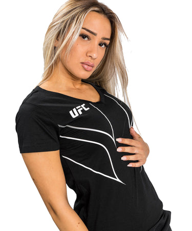 Venum T-Shirt Ufc Fight Night 2.0 Replica Black Donna
