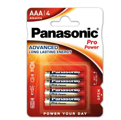 Ministilo ProPower AAA LR03 - Panasonic - blister 4 pezzi Elettronica/Pile e caricabatterie/Pile monouso Eurocartuccia - Pavullo, Commerciovirtuoso.it
