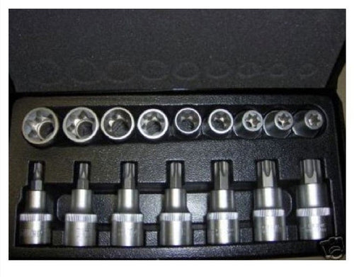 Kit Inserti e Bussole Boccole impronta torx per set 17 pezzi 1/2 3 4 Fai da te/Utensili elettrici e a mano/Utensili a mano/Bussole e set di bussole/Corredi di bussole/Standard Trade Shop italia - Napoli, Commerciovirtuoso.it