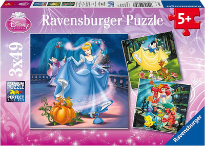 Ravensburger Le Principesse Disney Puzzle 3x49 pz