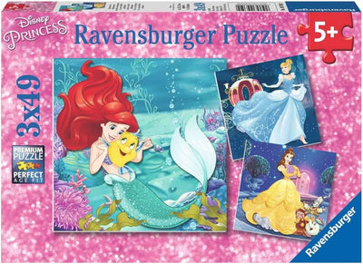 Ravensburger Le Avventure delle Principesse Disney Puzzle 3x49 pz