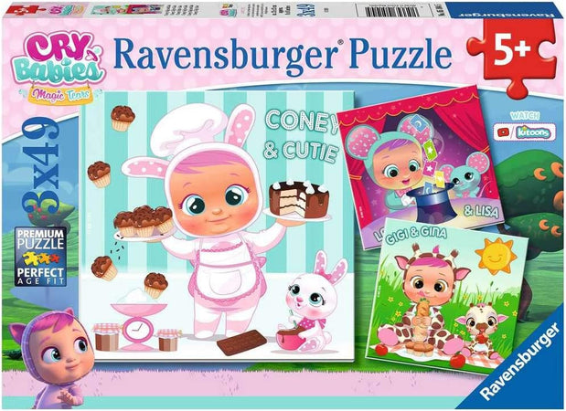Ravensburger Cry Babies Puzzle 3x49 pz