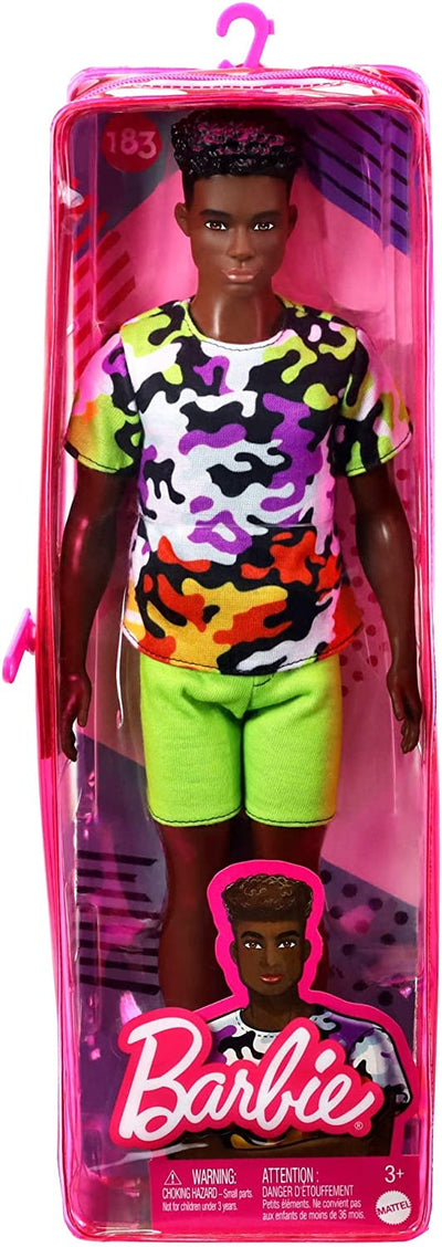Barbie Ken Fashionistas 183 Bambola Ken con Vestiti alla Moda