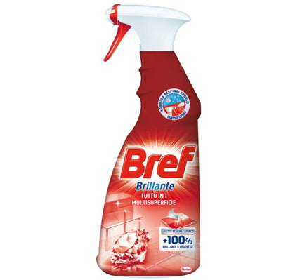 Spray Brillante Multiuso - trigger 750 ml - Bref Casa e cucina/Detergenti e prodotti per la pulizia/Detergenti per la casa/Detergenti multiuso Eurocartuccia - Pavullo, Commerciovirtuoso.it