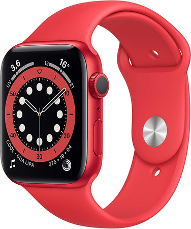 Apple Watch Series 6 (GPS, 44 mm) Cassa in alluminio PRODUCT(RED) con Cinturino Sport PRODUCT(RED)