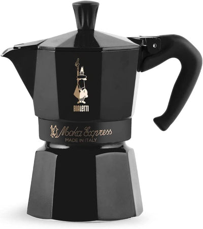 Bialetti Caffettiera Moka Express Nera 3 Tazze