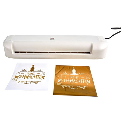Stampa A Caldo Per Pellicole Applicatore Stampante Hot Foil Laser 10 Modelli Di Design Riscaldamento 3 Minuti