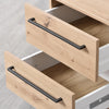 Comodino con 2 cassetti Spain Rovere con guide in metallo h 54 cm Casa e cucina/Arredamento/Camera da letto/Comodini Decor Space - Altamura, Commerciovirtuoso.it