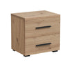 Comodino con 2 cassetti Austria Rovere con guide in metallo h 43 cm Casa e cucina/Arredamento/Camera da letto/Comodini Decor Space - Altamura, Commerciovirtuoso.it