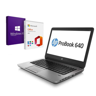 Pc Portatile Usato Ricondizionato HP Probook 640 G1 i5-4200M 8GB SSD 256GB 14 WINDOWS 10 PRO + OFFICE 2021