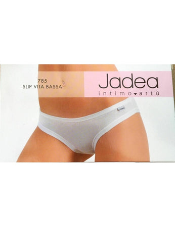 Slip Jadea Mod. 785 Vita Bassa Cotone Elasticizzato Bianco/Nero/Nudo