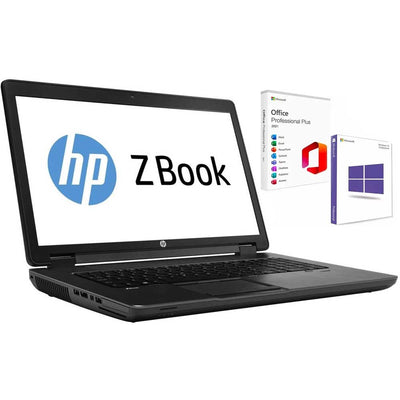 Notebook Workstation Portatile Ricondizionata Hp Zbook 17 G3 17.3 i5-6440HQ Ram 16GB SSD 512GB WINDOWS 10 PRO + OFFICE 20021