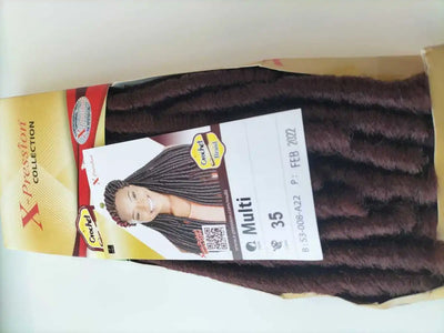 Nigeria X- Pression Crochet Braid Multi 100% Hi Quality Synthetic Hair for Crochet Braid Colour # 35.