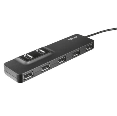 Hub Oila - 7 porte USB 2.0 - alimentatore incluso - Trust Elettronica/Informatica/Accessori/USB Hub Eurocartuccia - Pavullo, Commerciovirtuoso.it