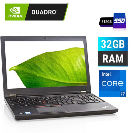 Notebook Workstation Mobile Ricondizionata Grafica/Cad Lenovo P50 i7-6700 Ram 16GB SSD 256GB Nvidia Quadro M1000M