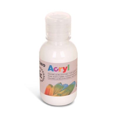 Colori Acryl - 125ml - bianco - Primo Giochi e giocattoli/Attività creative/Accessori per disegnare e colorare/Pittura/Colori a tempera Eurocartuccia - Pavullo, Commerciovirtuoso.it