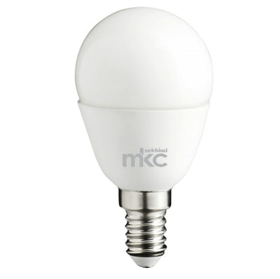 Lampada - Led - minisfera - 5 5W - E14 - 3000K - luce bianca calda - MKC Illuminazione/Lampadine/Lampadine a LED Eurocartuccia - Pavullo, Commerciovirtuoso.it