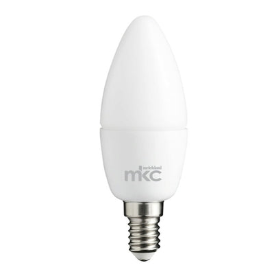 Lampada - Led - candela - 5 5W - E14 - 3000K - luce bianca calda - MKC Illuminazione/Lampadine/Lampadine a LED Eurocartuccia - Pavullo, Commerciovirtuoso.it