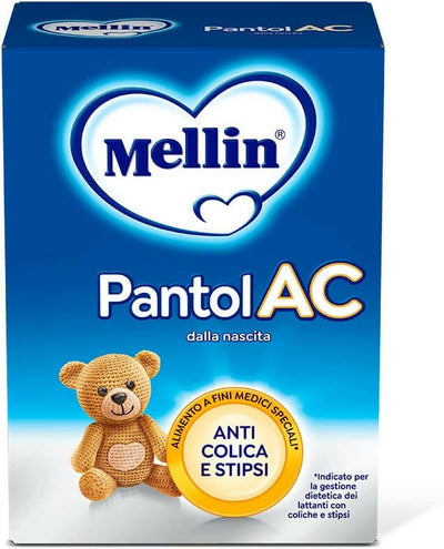 Mellin pantolac - latte in polvere per lattanti anti colica e stipsi - dalla nascita - confezione da 600g