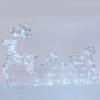 Decorazione natalizia Renna galoppante con slitta 3D con led bianco per uso interno ed esterno Casa e cucina/Decorazioni per interni/Addobbi e decorazioni per ricorrenze/Decorazioni natalizie/Oggettistica MagiediNatale.it - Altamura, Commerciovirtuoso.it