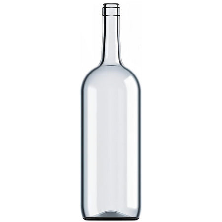 Bottiglia in vetro per vino "Bordolese Verona" con imboccatura a tappo di sughero 1500 mL Casa e cucina/Produzione di birra e vino artigianali/Fermentazione/Damigiane La Zappa - Altamura, Commerciovirtuoso.it