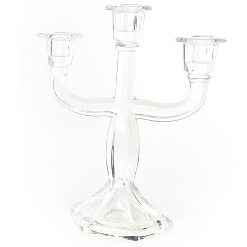 Portacandela 3 posti Boheme in cristallo h 28,5 cm candelabro elegante Casa e cucina/Decorazioni per interni/Candele e portacandele/Candele/Candele a colonna MagiediNatale.it - Altamura, Commerciovirtuoso.it