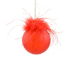 Pallina per albero di Natale FruFru in vetro rossa con decorazione Ø 10 cm Casa e cucina/Decorazioni per interni/Addobbi e decorazioni per ricorrenze/Decorazioni natalizie/Addobbi e decorazioni/Palle e palline MagiediNatale.it - Altamura, Commerciovirtuoso.it