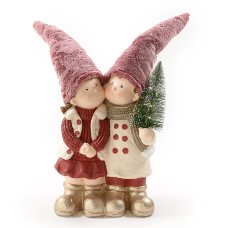 Statuetta decorativa "Livio e Livia" per Natale ed interno da 78 cm Casa e cucina/Decorazioni per interni/Addobbi e decorazioni per ricorrenze/Decorazioni natalizie/Schiaccianoci MagiediNatale.it - Altamura, Commerciovirtuoso.it