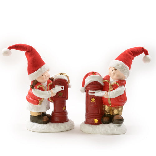 Statuetta decorativa Livio e Livia con cassetta postale per Natale ed interno da 69 cm Casa e cucina/Decorazioni per interni/Addobbi e decorazioni per ricorrenze/Decorazioni natalizie/Schiaccianoci MagiediNatale.it - Altamura, Commerciovirtuoso.it