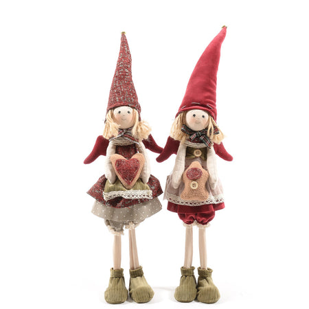 Statuetta decorativa "Fatina dei boschi" per Natale ed interno h 60 cm Casa e cucina/Decorazioni per interni/Addobbi e decorazioni per ricorrenze/Decorazioni natalizie/Schiaccianoci MagiediNatale.it - Altamura, Commerciovirtuoso.it