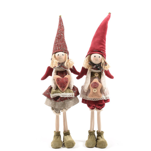 Statuetta decorativa Fatina dei boschi per Natale ed interno h 60 cm Casa e cucina/Decorazioni per interni/Addobbi e decorazioni per ricorrenze/Decorazioni natalizie/Schiaccianoci MagiediNatale.it - Altamura, Commerciovirtuoso.it