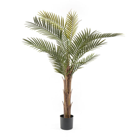 Palma con vaso, pianta artificiale decorativa verde da 150 cm per interno 